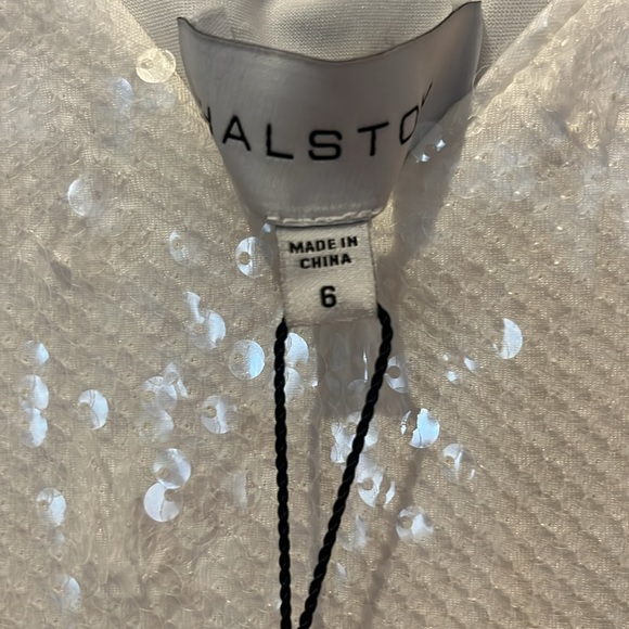 Halston CARALYN DRESS IN FLORAL SEQUIN NWT - Picture 8 of 17